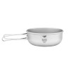 Bol de titanio con asa plegable, 600 ml - Keith