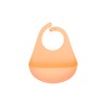 Babero bebé de silicona platino, naranja - Lurch