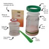 Kit para hacer masa madre, verde - Kefirko