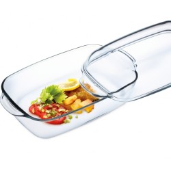 Recipiente para horno de cristal con tapa, 3,2 l - Simax