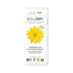 Compresas ecológicas con alas, súper - Naty