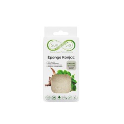 Esponja natural de Konjac, facial y corporal, grande - Zen Arome