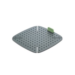 Alfombrilla de silicona platino para freidora de aire reutilizable - Lekue
