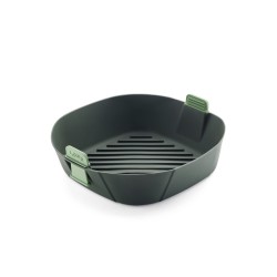 Recipiente para freidora de aire de silicona platino, 5 l - Lekue