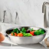 Sartén de acero inoxidable, sin mango, combi, 32 cm - Lacor