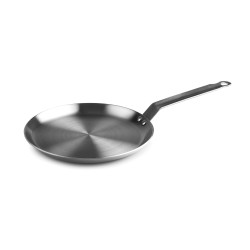 Sartén crepera de hierro, inducción, 22 cm