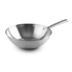 Wok de acero inoxidable, foodie, 28 cm - Lacor