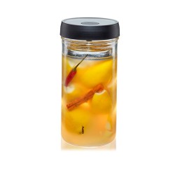 Tarro de fermentación de cristal 1500 ml + tapa y pesa de cristal - Gefu