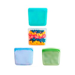 Bolsa porta alimentos de silicona platino, 828 ml - Stasher