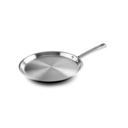 Sartén crepera de acero inoxidable, foodie, 28 cm - Lacor