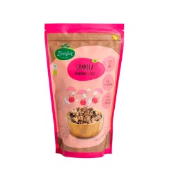 Granola de arándanos y coco sin gluten con semillas, ecológica - Zealia