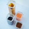 Recipiente y tapa de cristal, hermético, 1400 ml - Pebbly