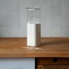 Recipiente y tapa de cristal, hermético, 2200 ml - Pebbly