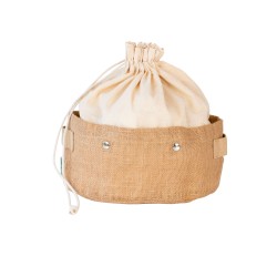 Bolsa de yute para frutas y verduras tamaño grande - Pebbly