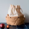 Bolsa de yute para frutas y verduras tamaño grande - Pebbly