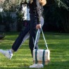 Bolsa porta alimentos de algodón orgánico y yute con mantel individual - Pebbly