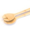 Pack de 2 cubiertos de ensalada para servir y mezclar, de bambú - Pebbly