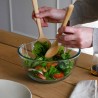 Pack de 2 cubiertos de ensalada para servir y mezclar, de bambú - Pebbly