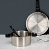 Olla de acero inoxidable, sin asas, combi, 16 cm - Lacor