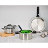 Olla de acero inoxidable, sin asas, combi, 24 cm - Lacor