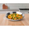 Paellera de acero inoxidable, trichef, 40 cm - Lacor