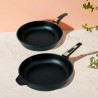Sartén antiadherente para vitrocerámica y gas 20 cm con mango extraíble - SKK