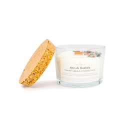Vela perfumada con aceites esenciales ecológicos, Aires de montaña - CanVela