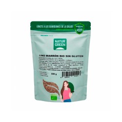 Semillas de lino marrón ecológicas - Naturgreen