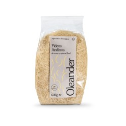 Fideos de arroz y quinoa Real, ecológicos, 500 g - Oleander