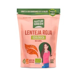 Lentejas rojas ecológicas, 500 g - Naturgreen