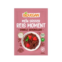 Arroz con leche vegano, ecológico y sin gluten, con chocolate negro - Biovegan