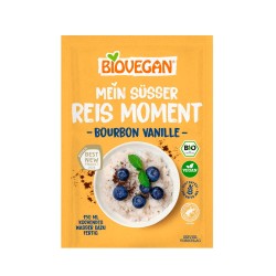 Arroz con leche vegano, ecológico y sin gluten con vainilla Bourbon - Biovegan