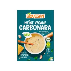 Salsa carbonara vegana y ecológica, sin gluten - Biovegan