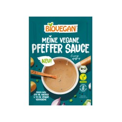 Salsa a la pimienta vegana y ecológica sin gluten - Biovegan