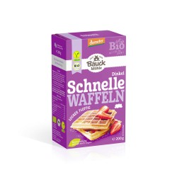 Gofres de espelta veganos y ecológicos - Bauckhof