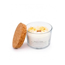 Vela perfumada con aceites esenciales ecológicos, Esencia cítrica - CanVela