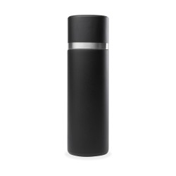 Termo de acero inoxidable, 750 ml, negro - Qwetch