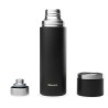 Termo de acero inoxidable, 750 ml, negro - Qwetch