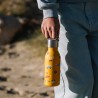 Botella térmica acero inoxidable para niños, playa, amarilla, 350 ml - Qwetch