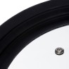 Tapa de cristal con bordes de silicona y salida de vapor para 18, 20, 22 cm – Ibili
