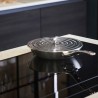 Tapa de acero inoxidable con salida de vapor para 20, 22, 24 cm - De Buyer