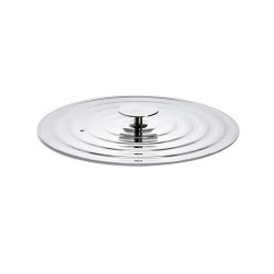 Tapa de acero inoxidable con salida de vapor para 26, 28 cm - De Buyer
