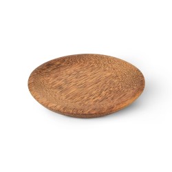 Plato llano de madera de coco - Packawin