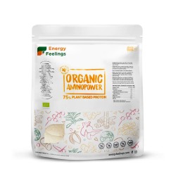 Organic Aminopower ecológico, 75% proteína, vainilla - Energy Feelings
