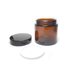 Envase de cristal ámbar para cremas cosméticas, 100 ml - Essenciales
