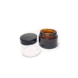 Envase de cristal ámbar para cremas cosméticas, 30 ml - Essenciales