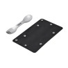 Juego de 4 tenedores cuchara de acero inoxidable - Black & Blum