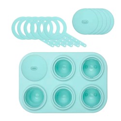 Molde de silicona platino para helados, animales - Lurch