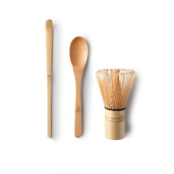 Kit té Matcha con utensilios de bambú - Ibili