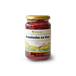 Remolacha en tiras, cocida, ecológica, 345 g - Bihortal